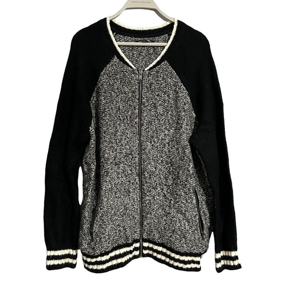 American Eagle Varsity Knit Sweater XL Bomber Jacket - Picture 1 of 13